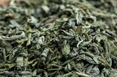 Arkaplan olarak kuru yeşil çay