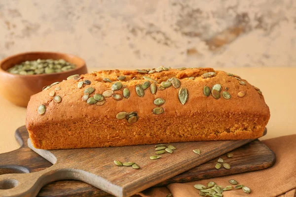 Torta Abóbora Saborosa Mesa — Fotografia de Stock