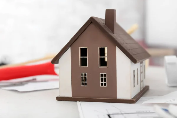 Model New House Table — Stock Photo, Image