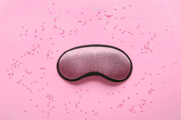 Sleep Mask Color Background — Stock Photo, Image