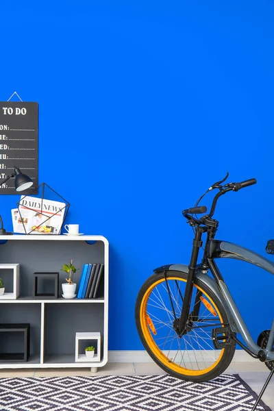 Interior Modern Room Bicycle — Stock Photo, Image