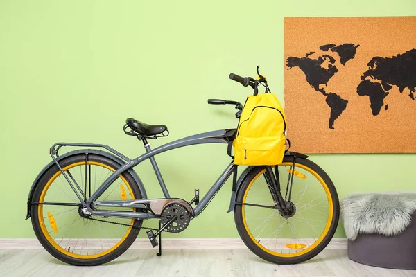 Interior Modern Room Bicycle — Stock Photo, Image