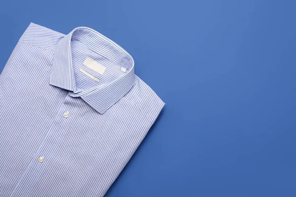 Manlig Skjorta Färg Bakgrund — Stockfoto