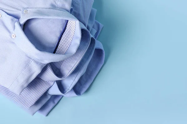 New Male Shirts Color Background — Stock Photo, Image