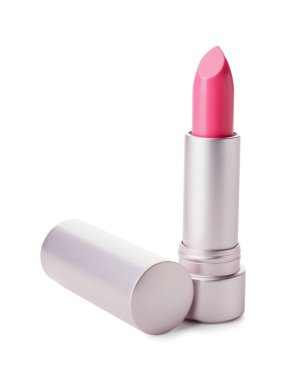 Beyaz arkaplanda güzel ruj