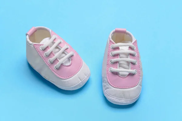 Baby Shoes Color Background — Stock Photo, Image