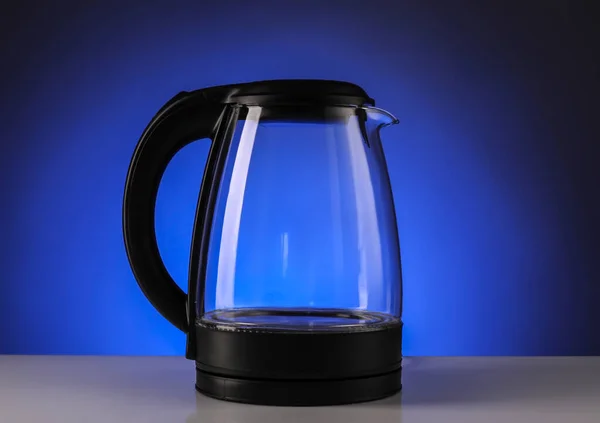 Transparent Electric Kettle Color Background — Stock Photo, Image