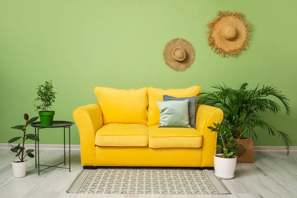 Gaya Interior Ruangan Dengan Sofa Nyaman — Stok Foto
