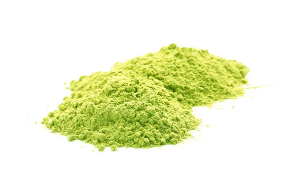 Matcha Polvo Sobre Fondo Blanco — Foto de Stock