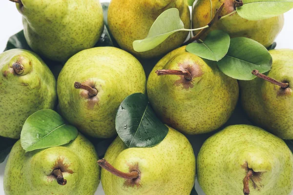 Fresh Ripe Pears Background — Stock Photo, Image