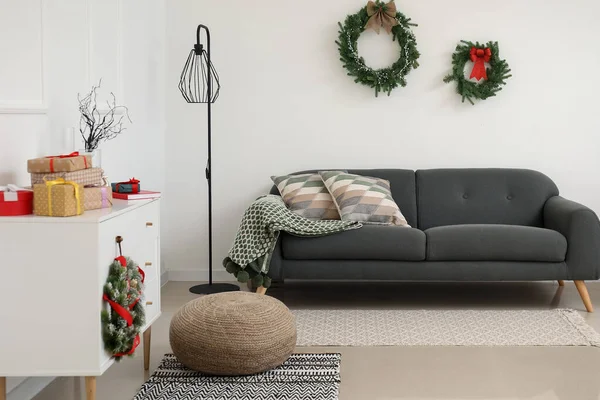 실내의 아름다운 크리스마스 — 스톡 사진