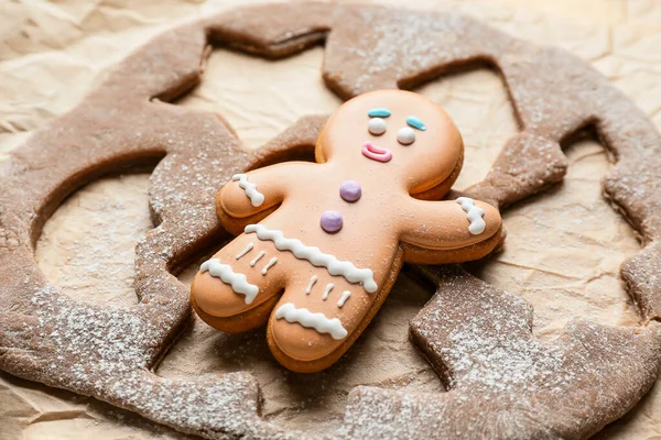 Zencefilli kurabiye ve taze hamur.