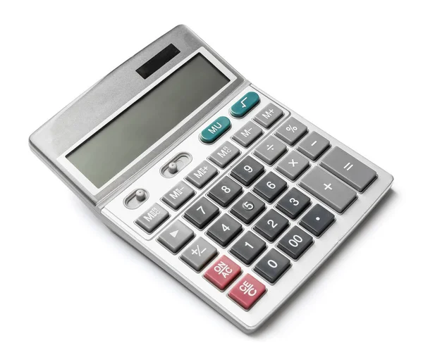 Digital Calculator Isolated White Background — Stock Photo, Image