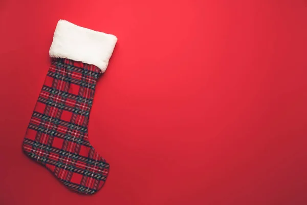 Christmas Sock Color Background — Stock Photo, Image