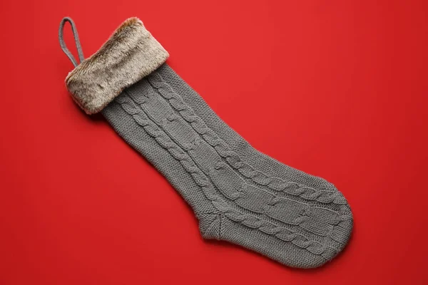 Christmas Sock Color Background — Stock Photo, Image