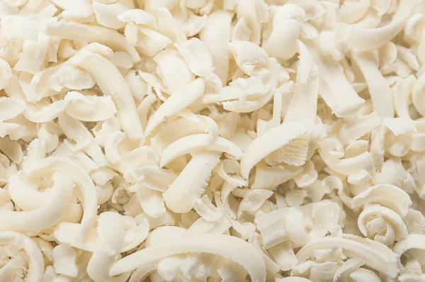 White Chocolate Shavings Background — Stock Photo, Image