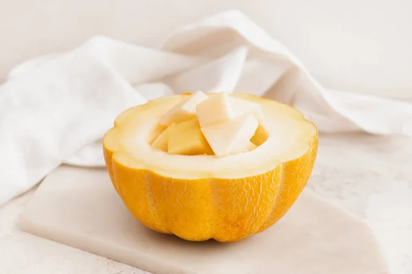 Sweet Cut Melon Table — Stock Photo, Image