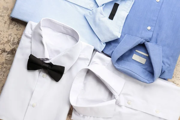 New Male Shirts Light Background — Stock Photo, Image