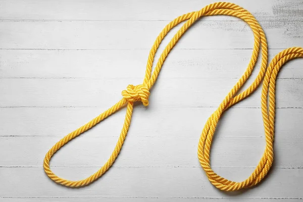 Rope Knot Light Background — Stock Photo, Image