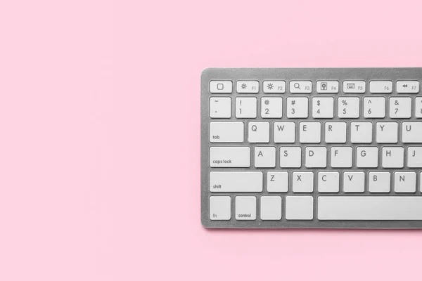 Computer Keyboard Color Background — Stock Photo, Image