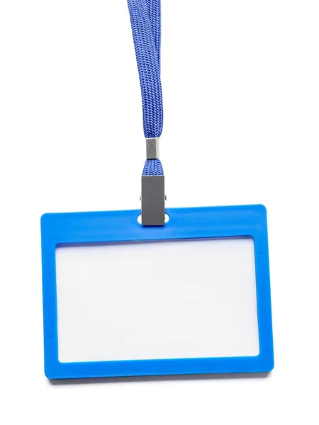 Blank Badge White Background — Stock Photo, Image