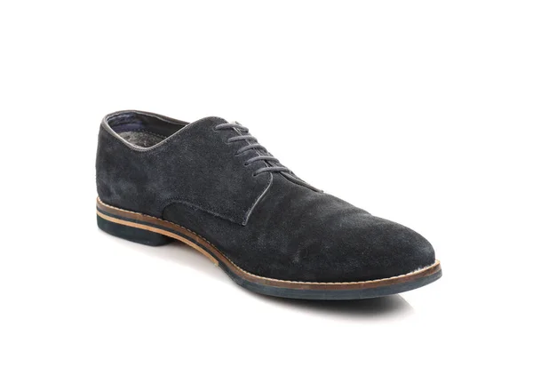 Classic Leather Male Shoe White Background — Stock Photo, Image