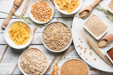 Masadaki tahıl çeşitleri