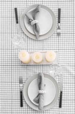 Mumlar ile güzel sofra