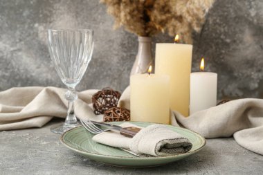 Mumlar ile güzel sofra