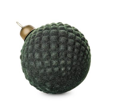 Beyaz arka planda güzel bir Noel balosu