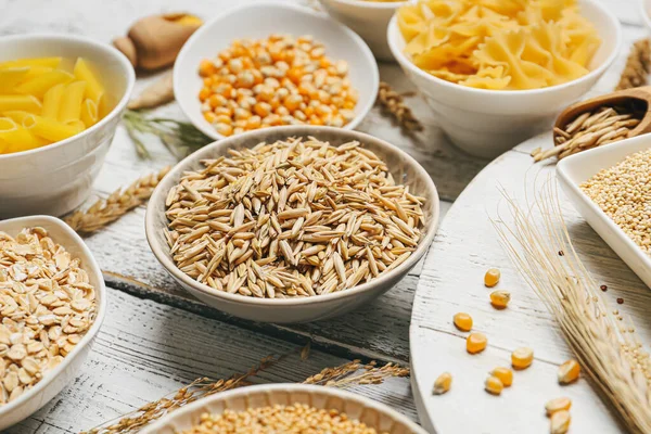 Masadaki tahıl çeşitleri