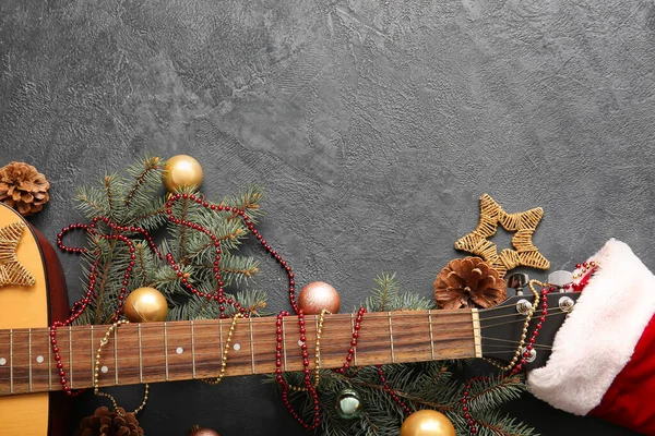 Décoration de Noël, guitare