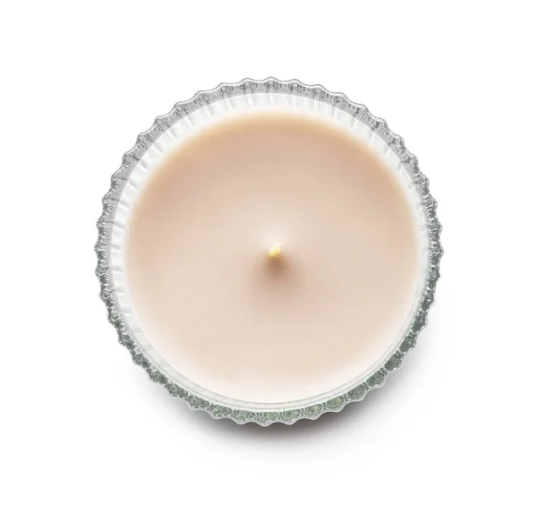 白色背景上的蜡蜡烛 — 图库照片