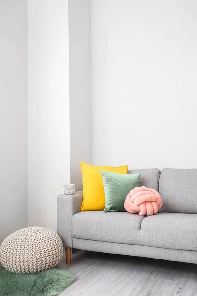 Stylish Sofa Interior Modern Room — Stock Photo, Image