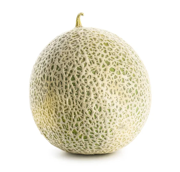 Melone Dolce Maturo Sfondo Bianco — Foto Stock
