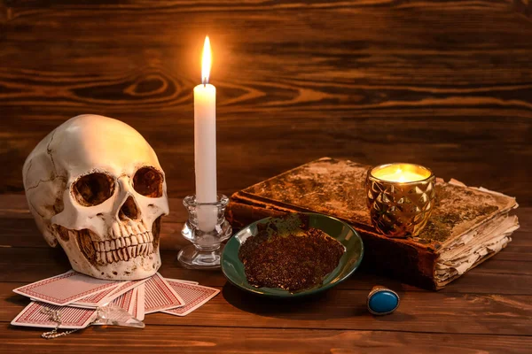 Accessories Fortune Teller Table — Stock Photo, Image