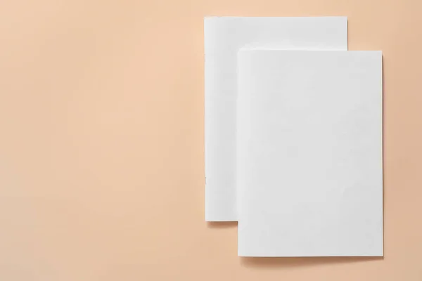 Blanco Tijdschriften Kleur Achtergrond — Stockfoto