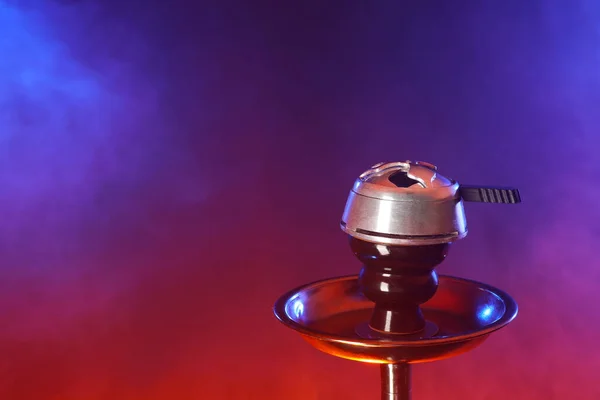 Hookah Bowl Dark Background Closeup — Fotografia de Stock