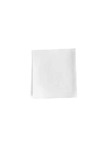 Etichetta Abbigliamento Sfondo Bianco — Foto Stock