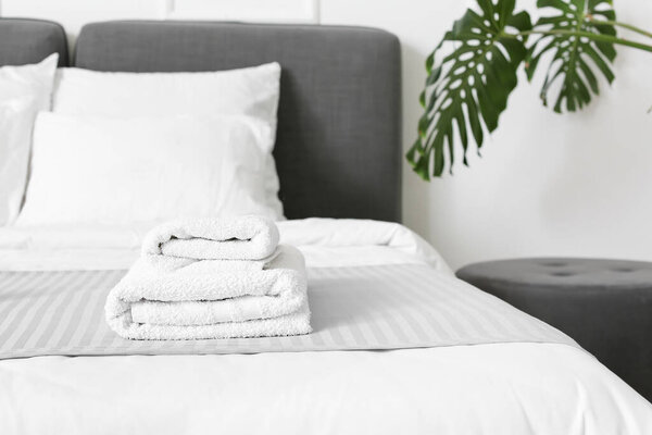 Interior of modern room in hotel