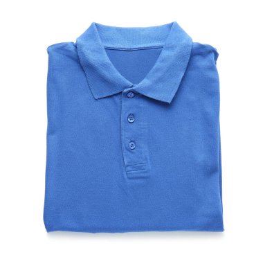 Beyaz arkaplanda yalıtılmış erkek gömleği