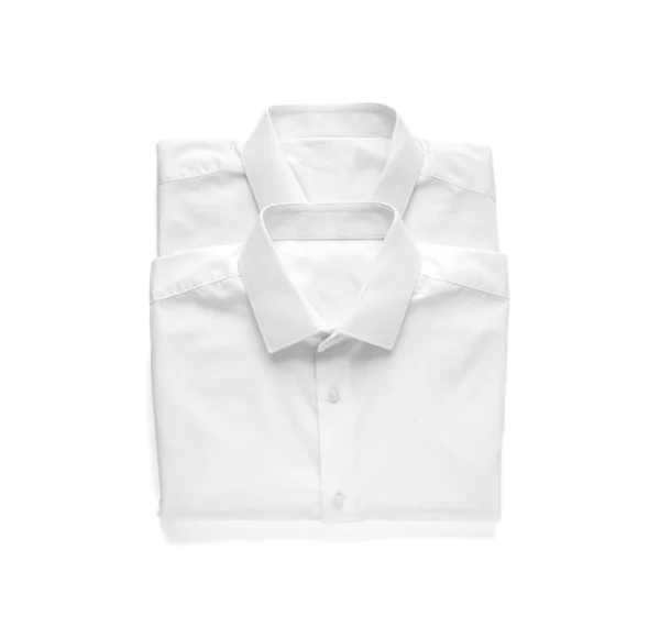 Camisas Masculinas Isoladas Fundo Branco — Fotografia de Stock