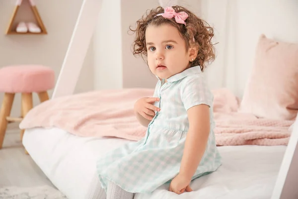 Cute Baby Girl Bedroom — Stock Photo, Image