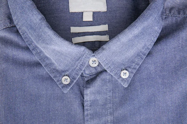 New Classic Male Shirt Closeup — Stock Photo, Image