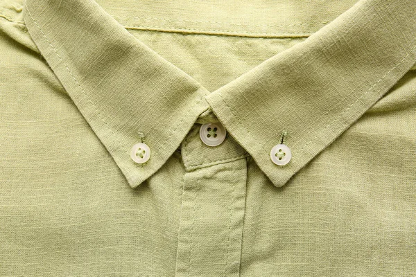 New Classic Male Shirt Closeup — Stock Photo, Image