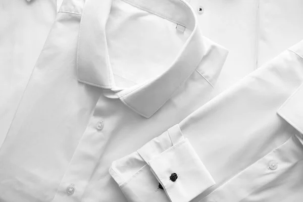New Classic Male Shirt Closeup — Stock Photo, Image