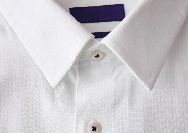 New Classic Male Shirt Closeup — Stock Photo, Image