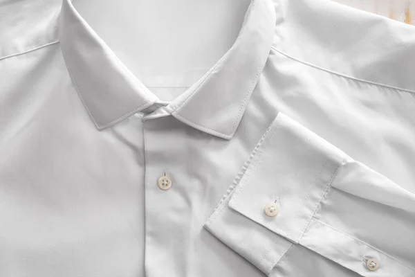 New Classic Male Shirt Closeup — Stock Photo, Image