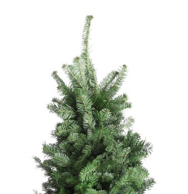 Beyaz arka planda güzel bir Noel ağacı