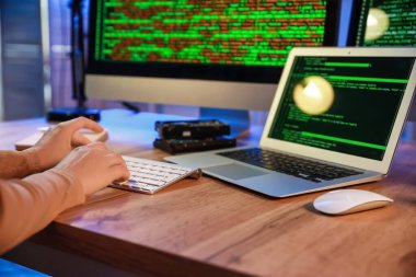 Ofiste çalışan kadın programcı